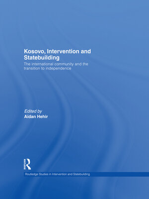 cover image of Kosovo, Intervention and Statebuilding